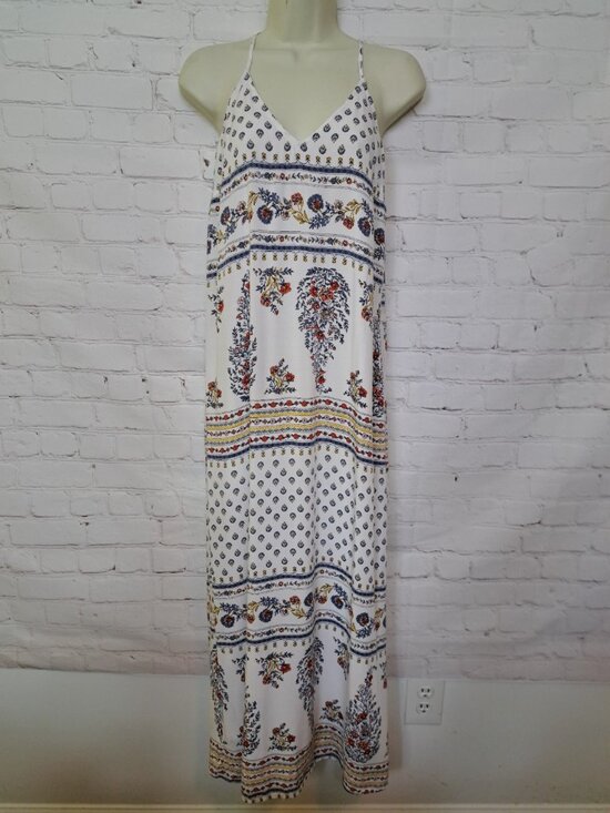 Old Navy Dresses & Skirts - Old Navy 100% Rayon Boho Strappy Maxi Dress Size Small
